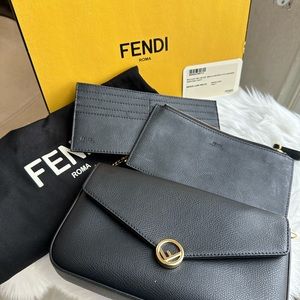 FENDI bag, gold chain
